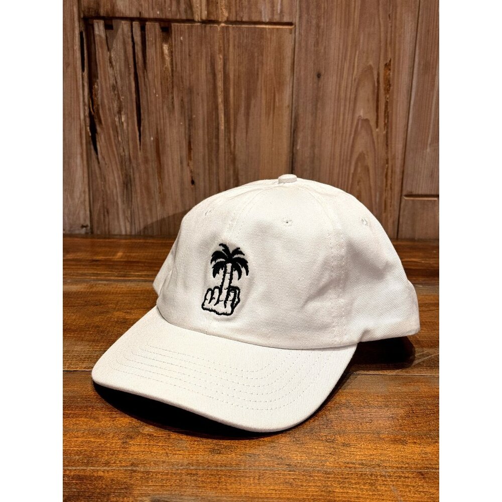 LOCAL AUTHORITY 'PALM' UNISEX SNAPBACK HAT in WHITE NWOT
